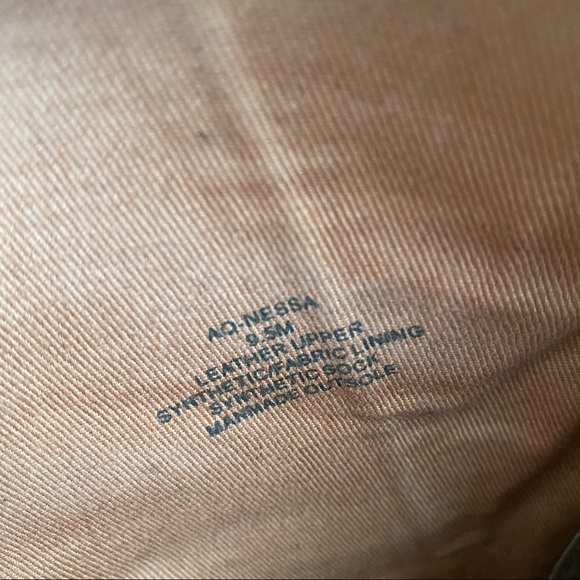 AQUA Nessa Brown Leather Chunky 70’s Boots 9.5 - Picture 6 of 13